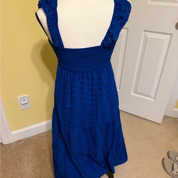 Japna Royal Blue Midi Dress - Picture 3 of 4